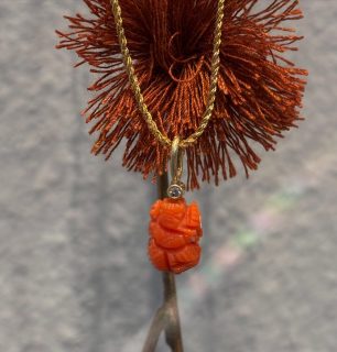 Mini coral Ganesh 🦣 #ganesh #incredibleindia #gold #diamonds #pendant #coral #monicagjewels☀️⭐️💛